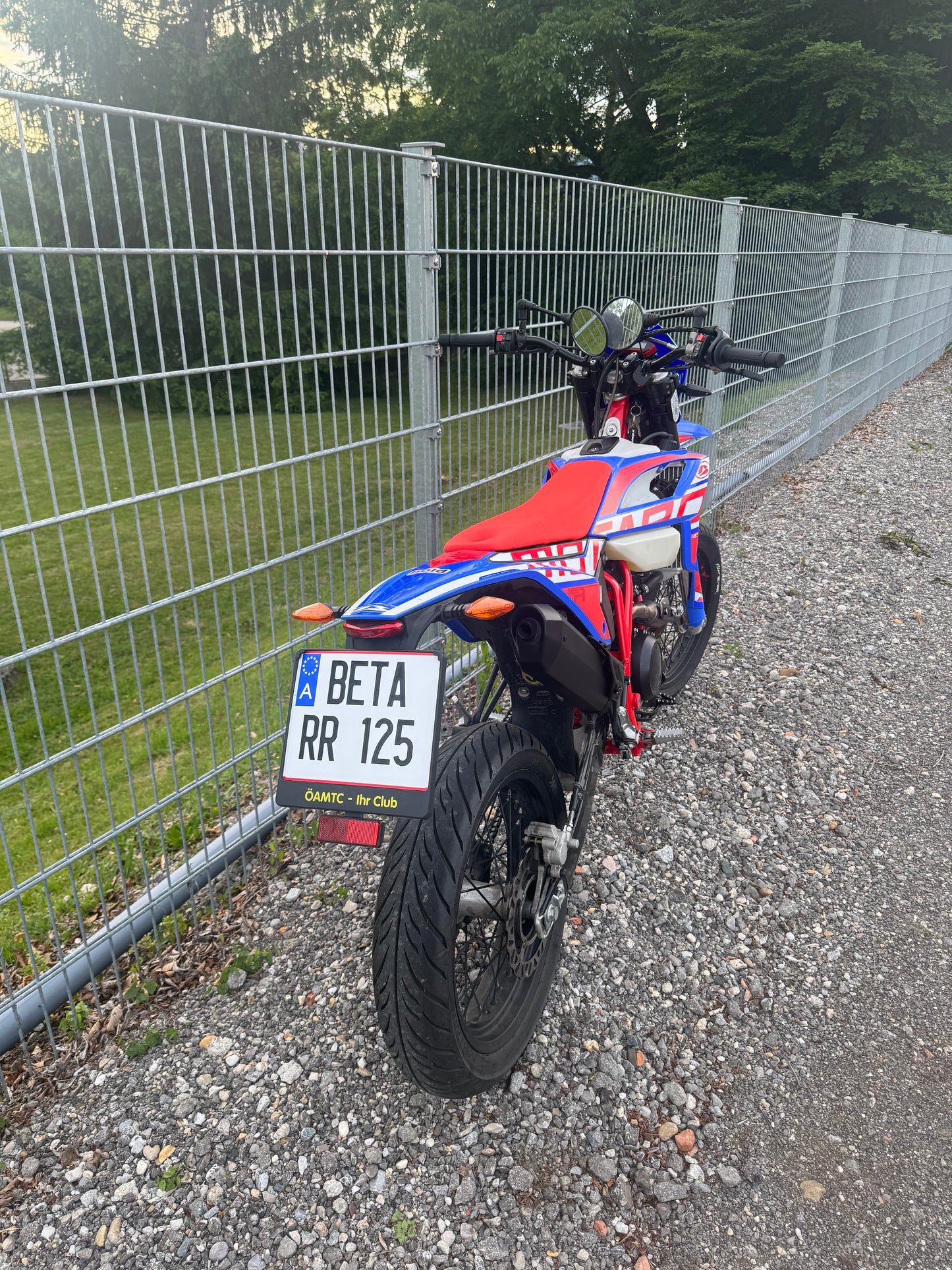 Deko Motorrad Kennzeichen (AT)